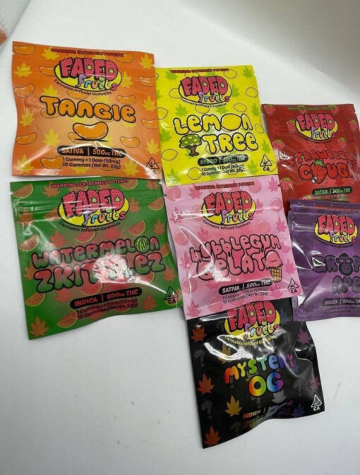 faded fruit gummies
