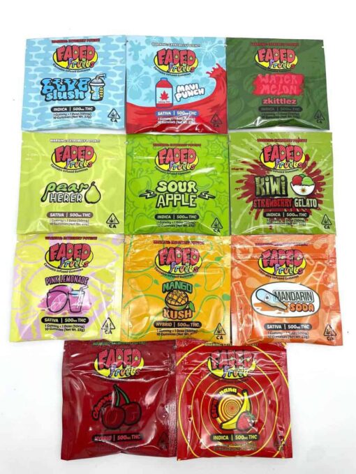 faded fruit gummies