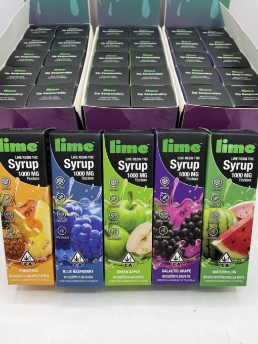 lime thc syrup
