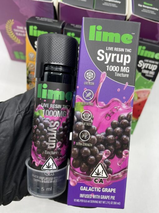 lime live resin thc syrup