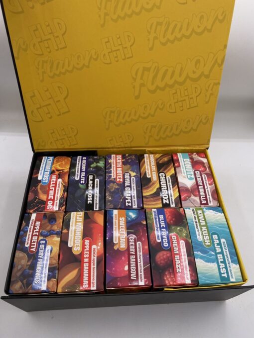 gold coast clear flavor flip disposable