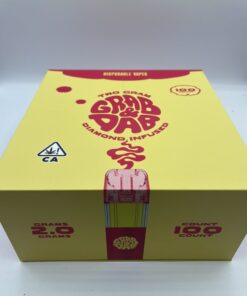 grab and dab 2g disposable yellow box