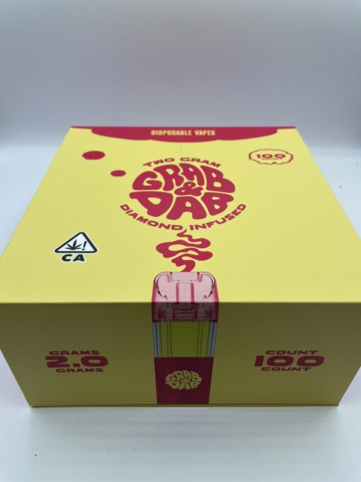 grab and dab 2g disposable yellow box